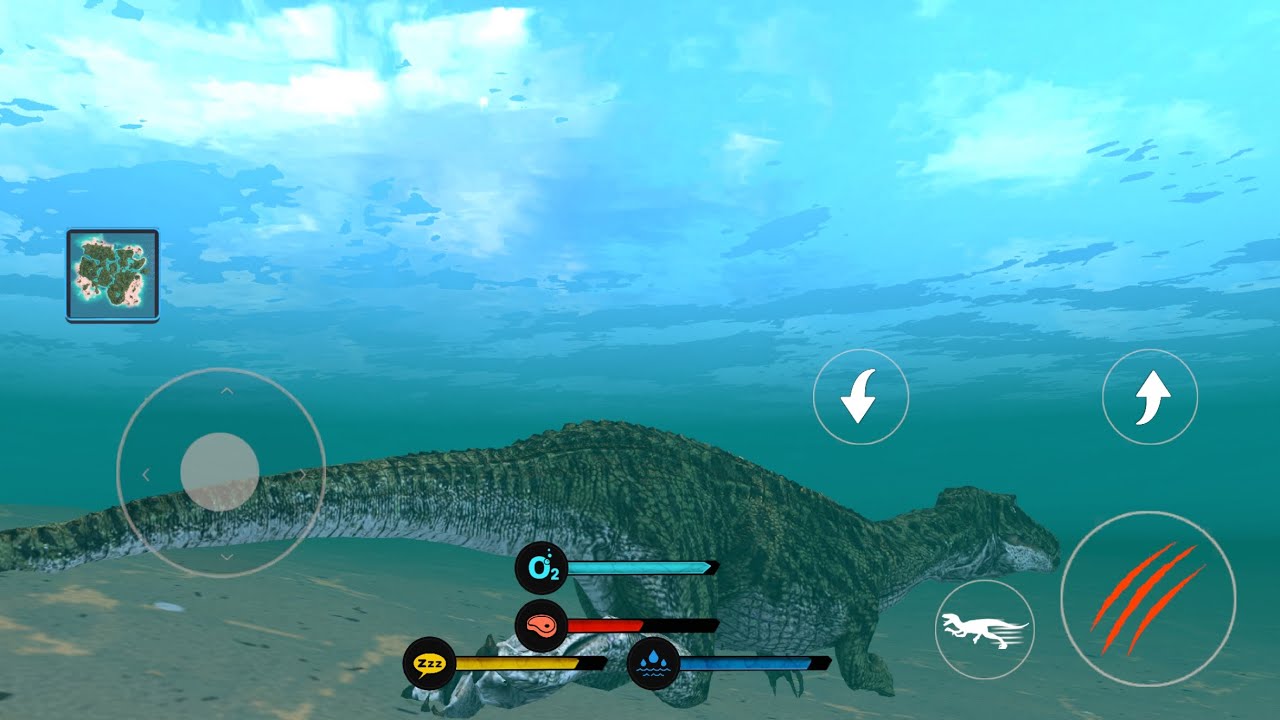 Baryonyx Gameplay part 2 Jurassic clash 