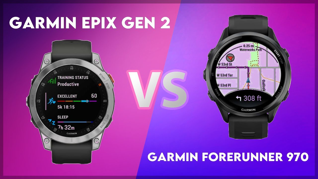 Garmin Epix Gen 2 vs Garmin Forerunner 970 Comparison