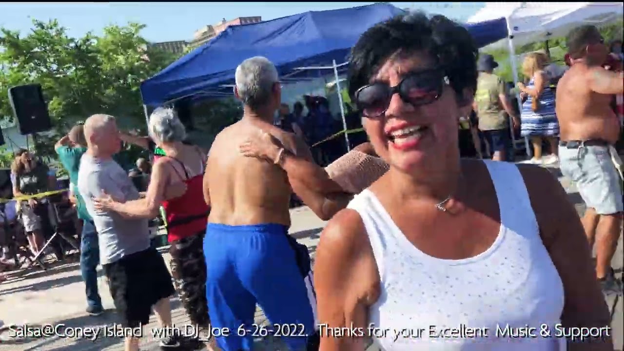 Salsa@Coney Island 6-26-22 #salsabrava #brooklynsalsa#salsanyc #afrocaribbean#rumba
