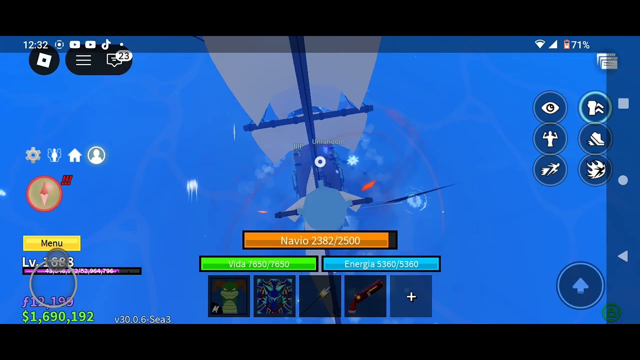 Leviatã O cara faz isso só pó maldade #bloxfruit