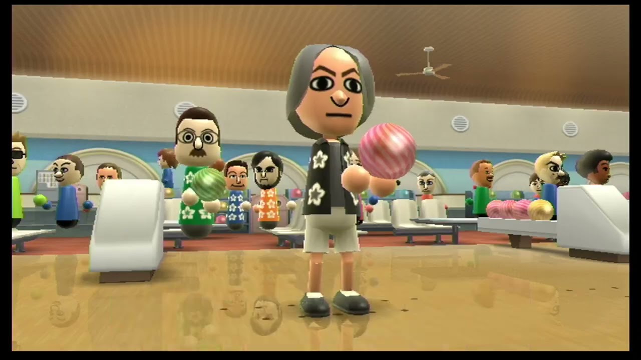 Wii Sports Resort 4 Player Bowling - Spin Control