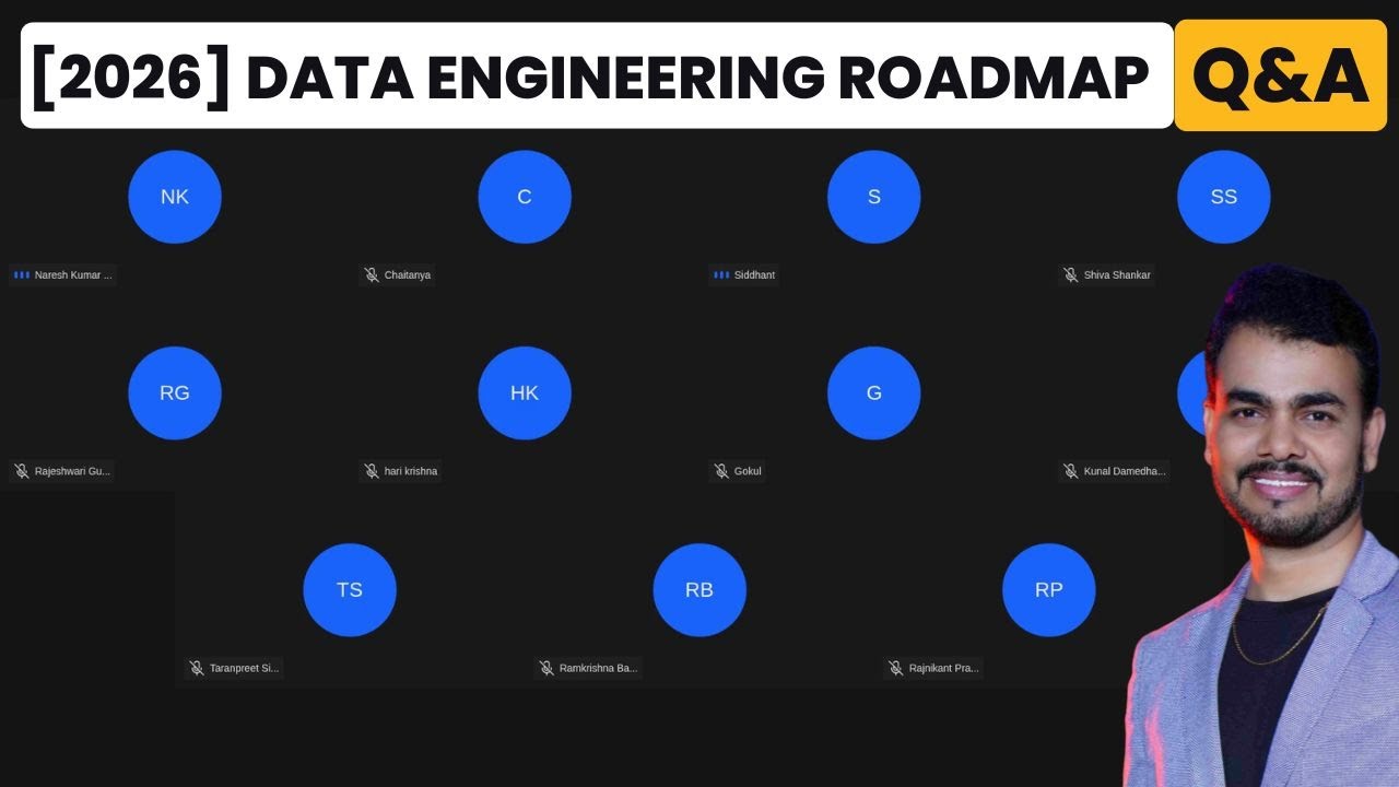 [Live Q&A] 2026 Data Engineering RoadMap