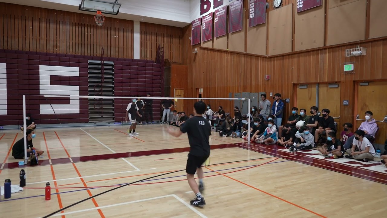 PHHS Badminton VS Evergreen - Boy Singles - Varsity #1 - 3.18.22