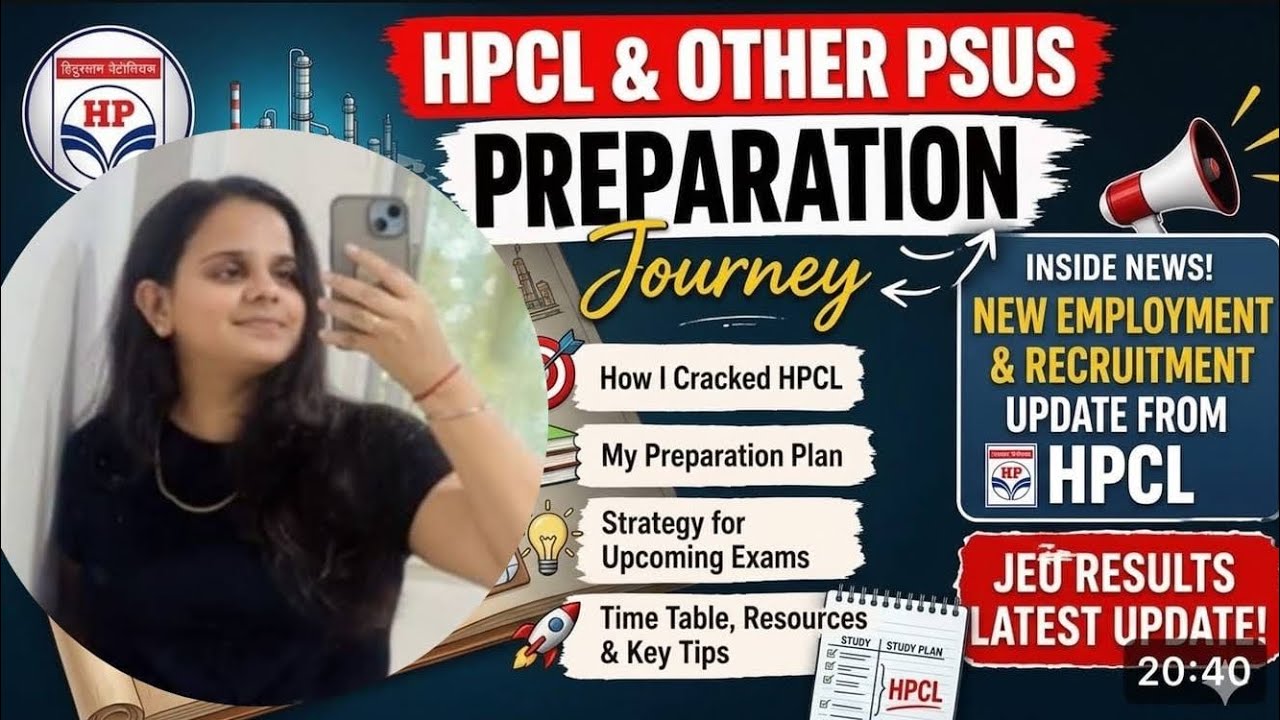 How I cracked HPCL in first attempt || Strategy for PSU Exams to crack in first attempt 