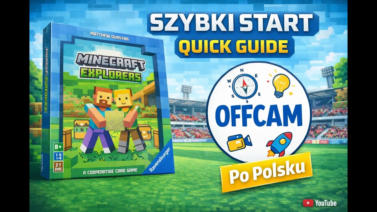 Minecraft Explorers – zaczynamy grę! | Szybki start i ułożenie kart