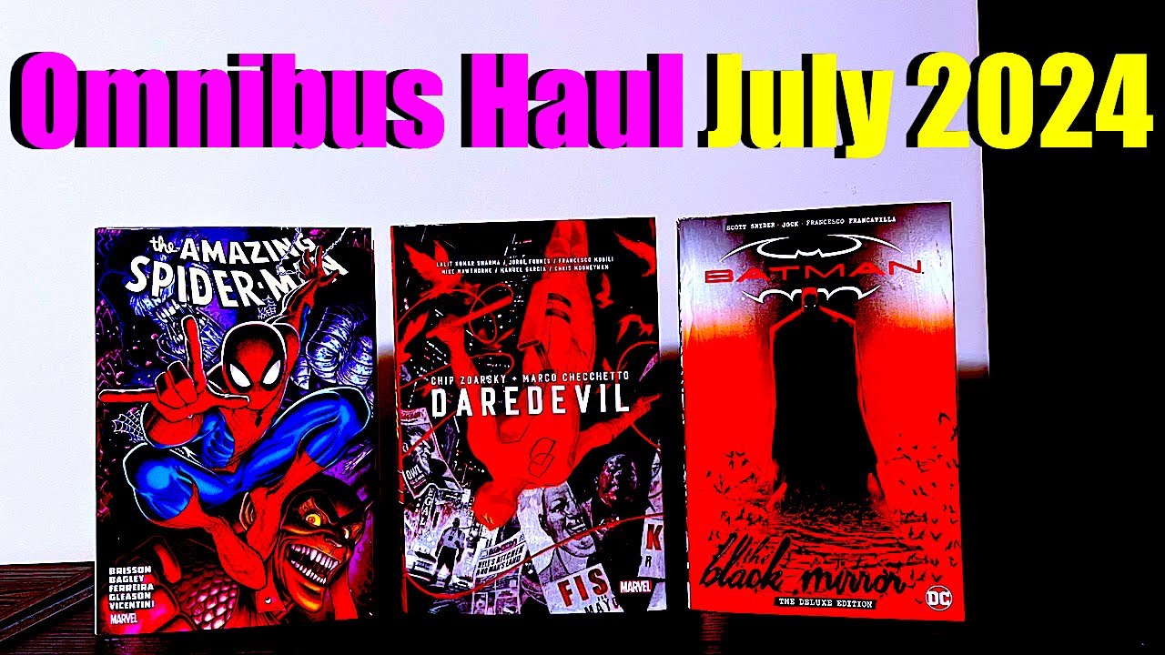 Omnibus Comics Haul July 2024! Spider-Man! Batman! Daredevil!