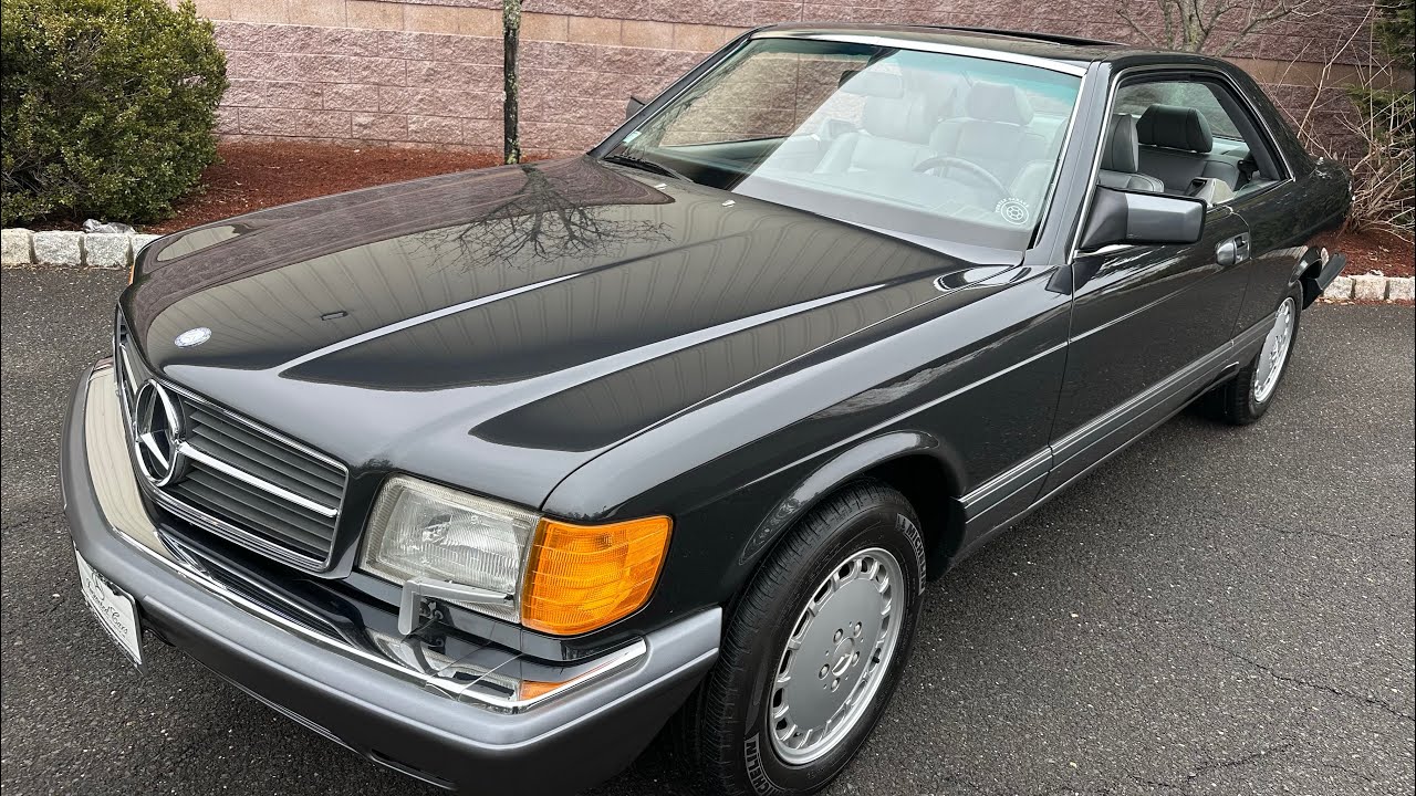 Mercedes-Benz 560SEC 1990 года выпуска, пробег 42 850 миль, из коллекции The Turtle Garage, дата ...