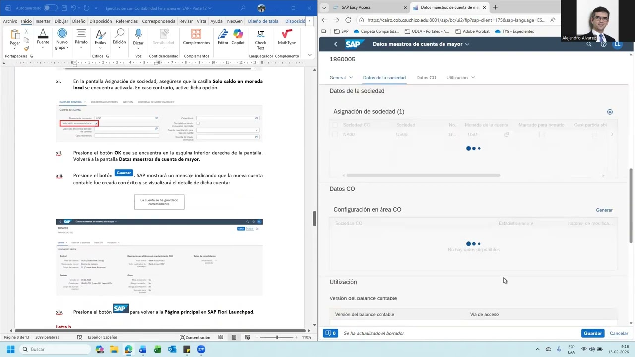Parte 12 - Ejercicio 04 - Utilización de SAP Versión 4.2 - Contabilidad Financiera