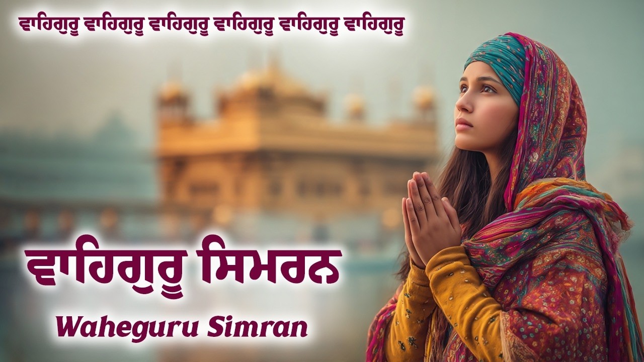 Waheguru Simran ~ ਵਾਹਿਗੁਰੂ ਸਿਮਰਨ ~ Best Relaxing Music #waheguru #relaxing #meditation #waheguruji