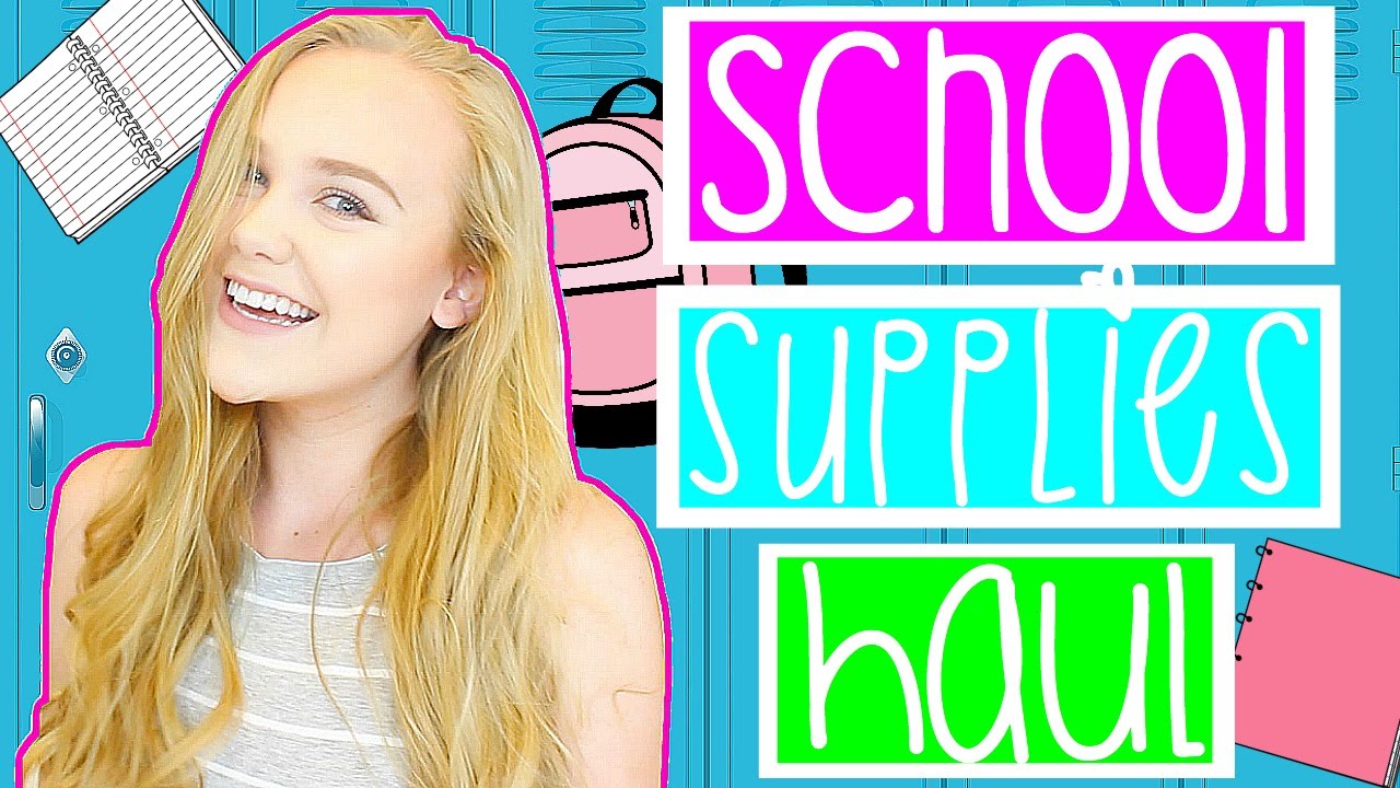 School Supplies Haul 2016