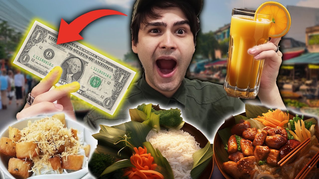 ¿Cuánta comida consigo por $1 Dólar en VIETNAM? | Fabio Torres 🍕