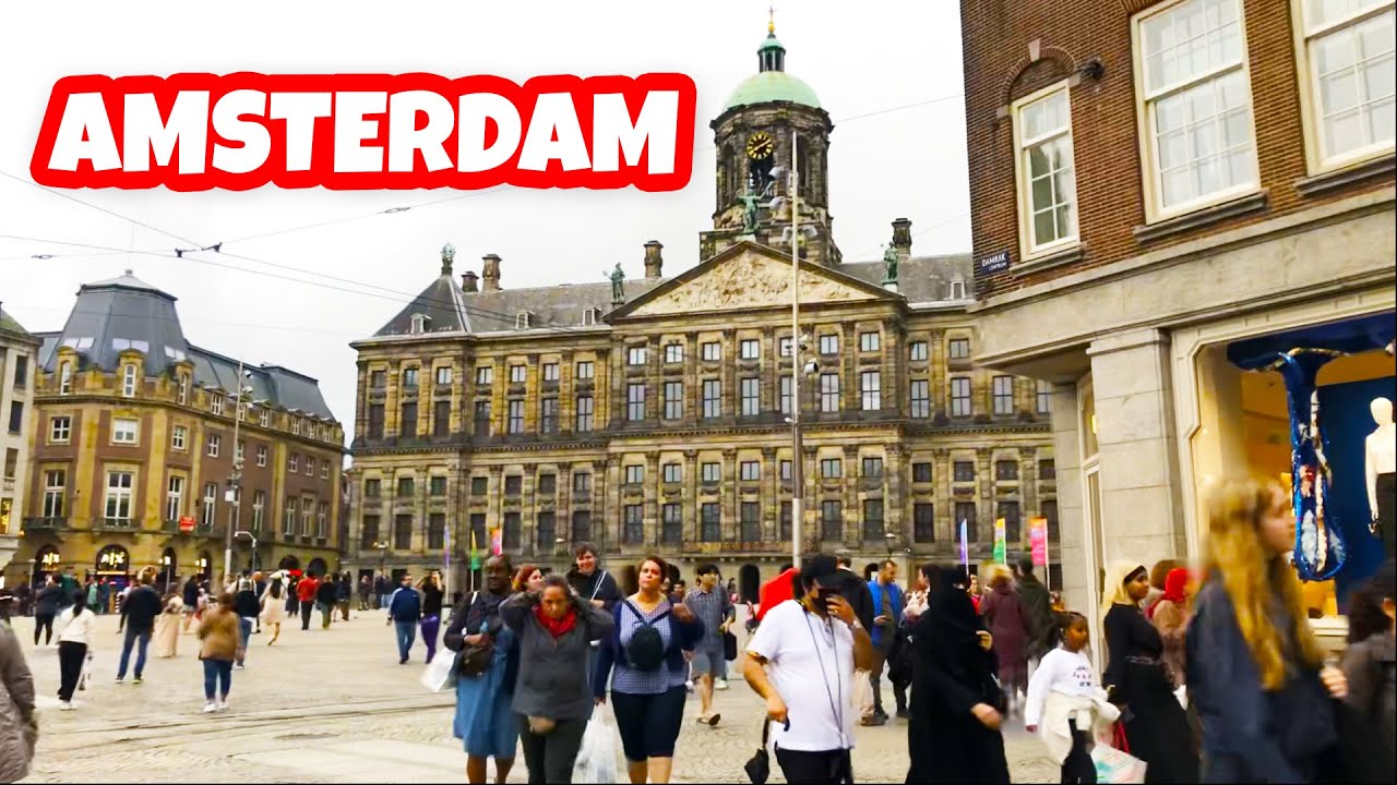 AMSTERDAM’IN KALBİ DAM MEYDANI VE CENTRAAL GEZİSİ 🚲🌷🏛️