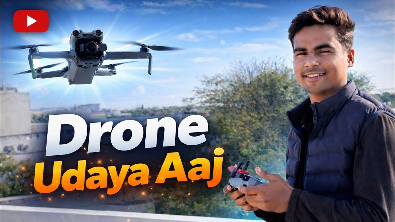 Aaj udaya drone 😍|| DJI MINI 5 pro🚁