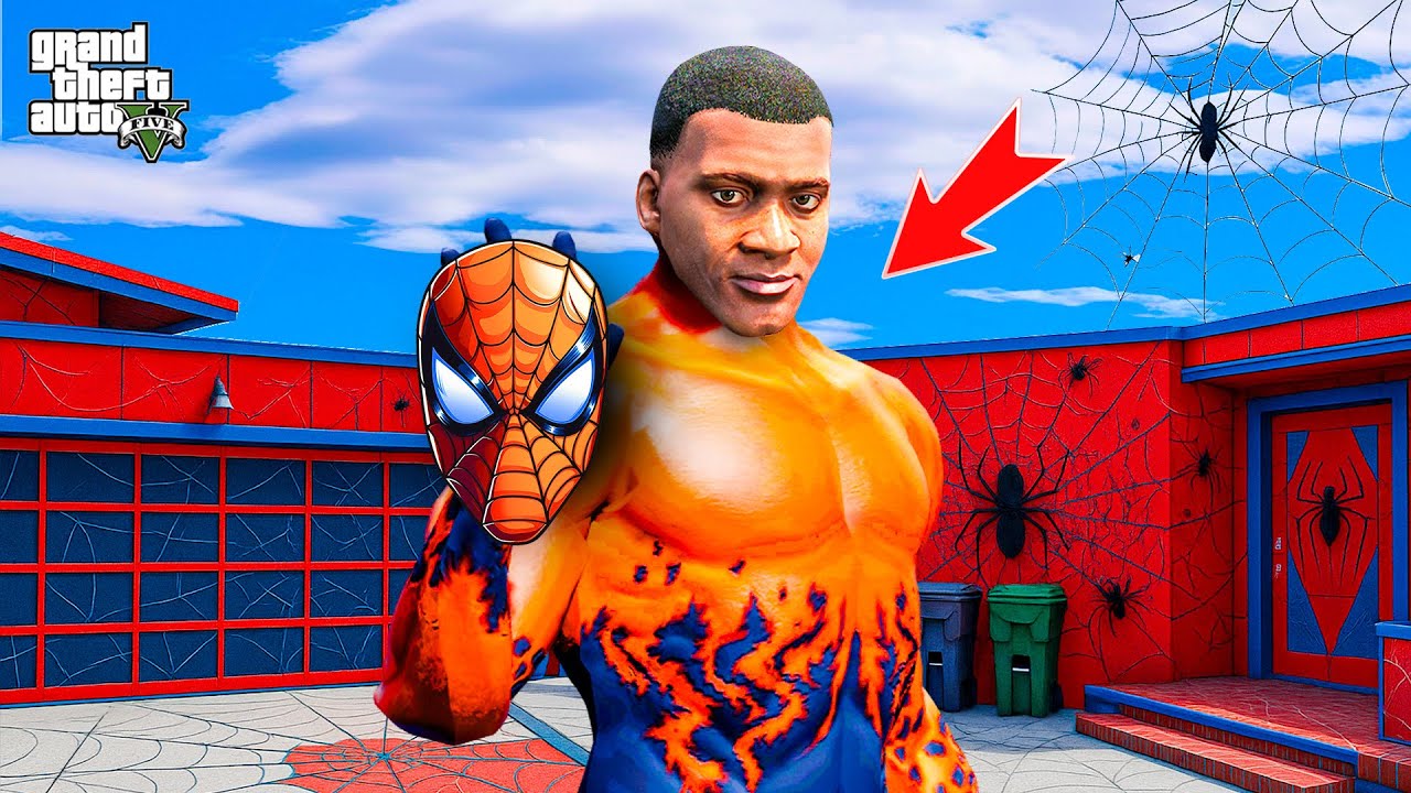 Franklin Stealing SPIDER Suite Franklin Got Ultimate Power in Gta 5