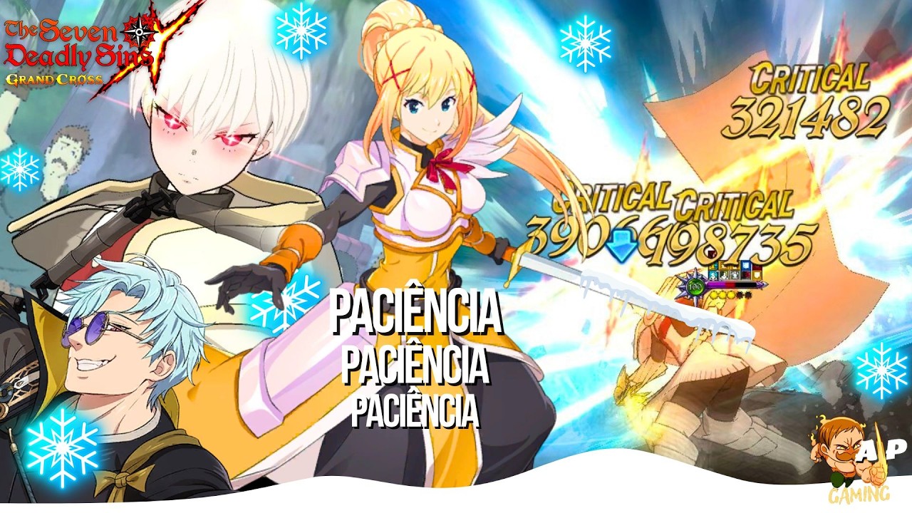 ESCAMERLIN CAUSANDO DANO NEGATIVO! O MELHOR TIME DE SHO NO PVP - The Seven Deadly Sins