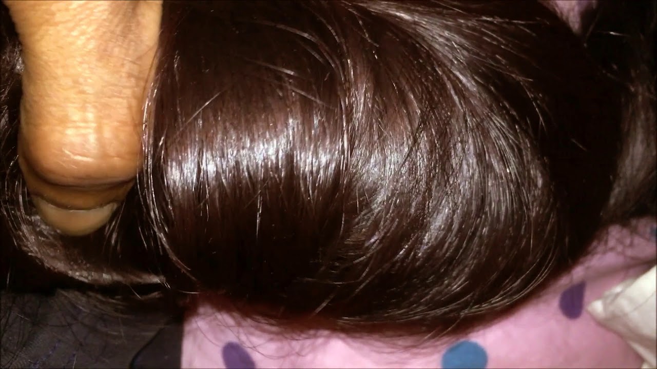 LONGHAIR vALENTINES SPECIAL- the longhair diva gets silky bun play on bed by Longhair LOVER Husband
