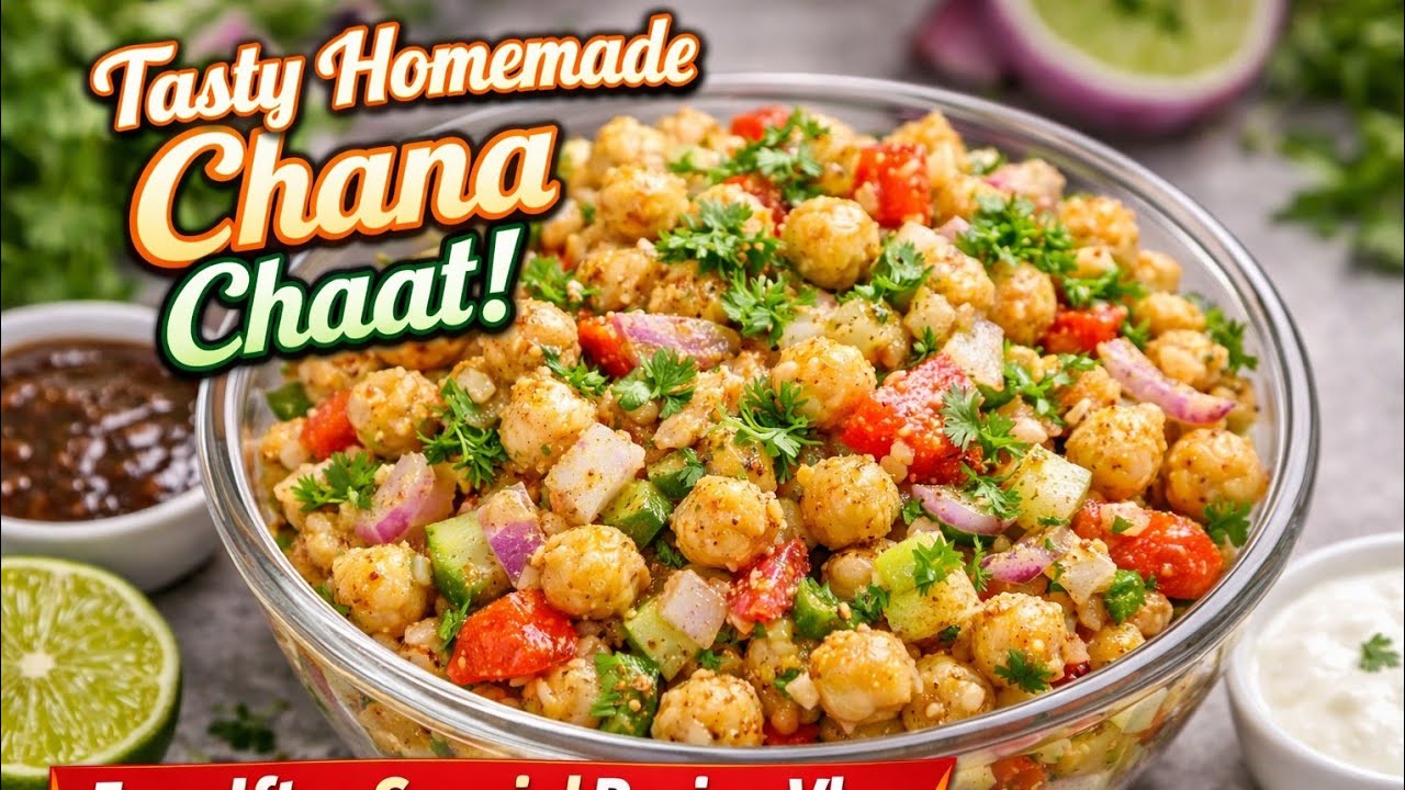 Tasty Homemade Chana Chaat | Easy Iftar Special Recipe Vlog/@BMVlogs_234