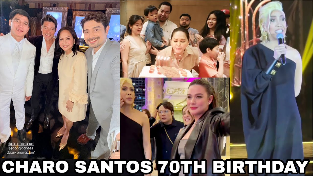 Charo Santos 70th Birthday NAIYAK sa SORPRESA ni Vice Ganda Bea Alonzo Sharon Cuneta Dingdong Piolo