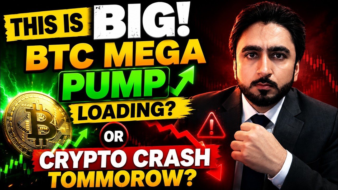🚨 ALERT: BIG CYPTO UPDATE! 😱 Bitcoin Mega Pump or Massive Crash Tomorrow?