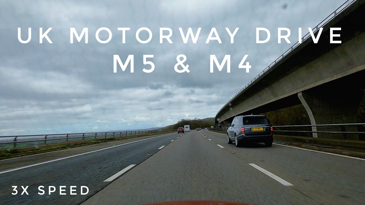 U.K. MOTORWAY Drive M5 & M4 | 3x Speed | Lofi Hiphop Beats |
