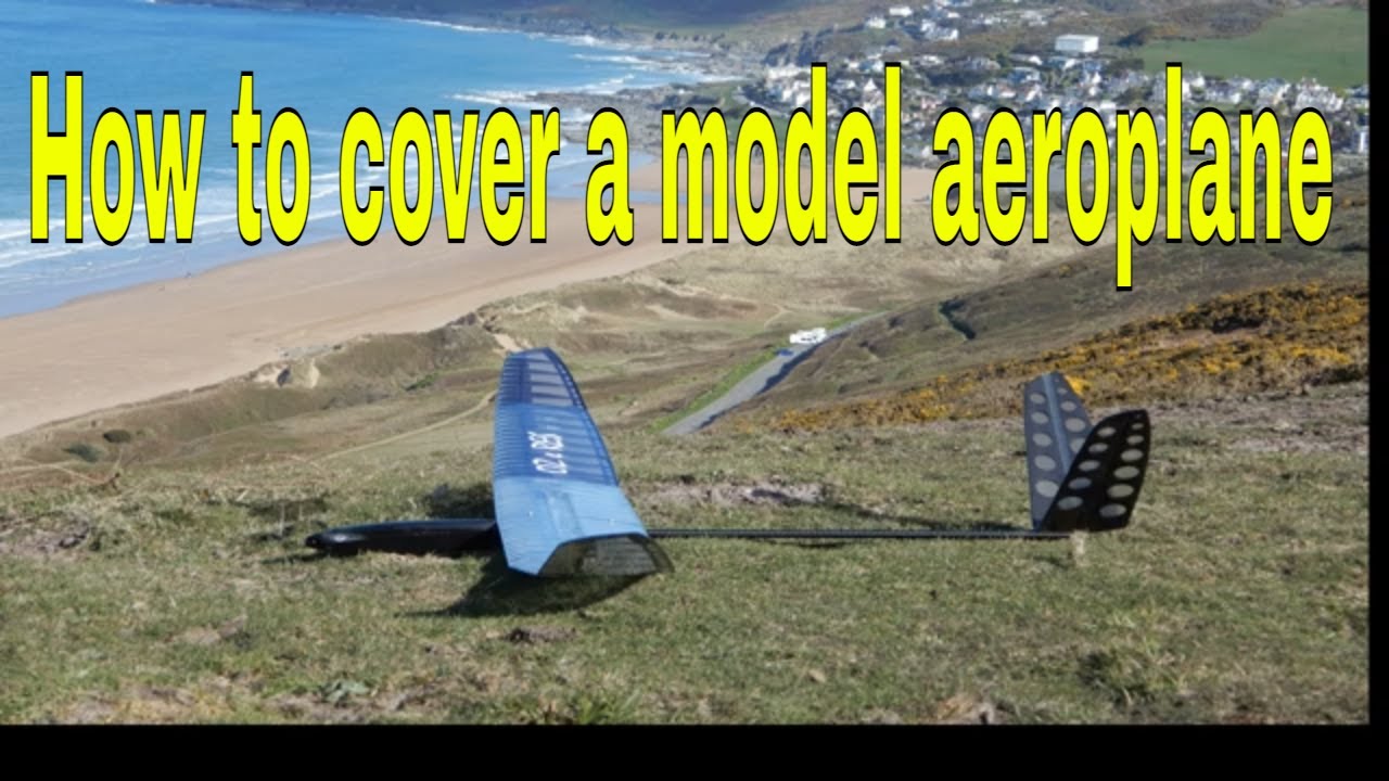 How to Cover a Model airplane with Covering Film -Feather cover doculam