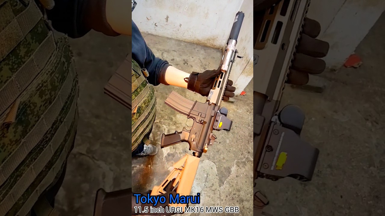 Tokyo Marui 11.5 inch URGI MK16 MWS GBB Airsoft