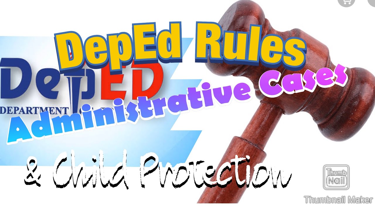 Dapat Tandaan kung Ikaw ay Kinasuhan sa DepEd.