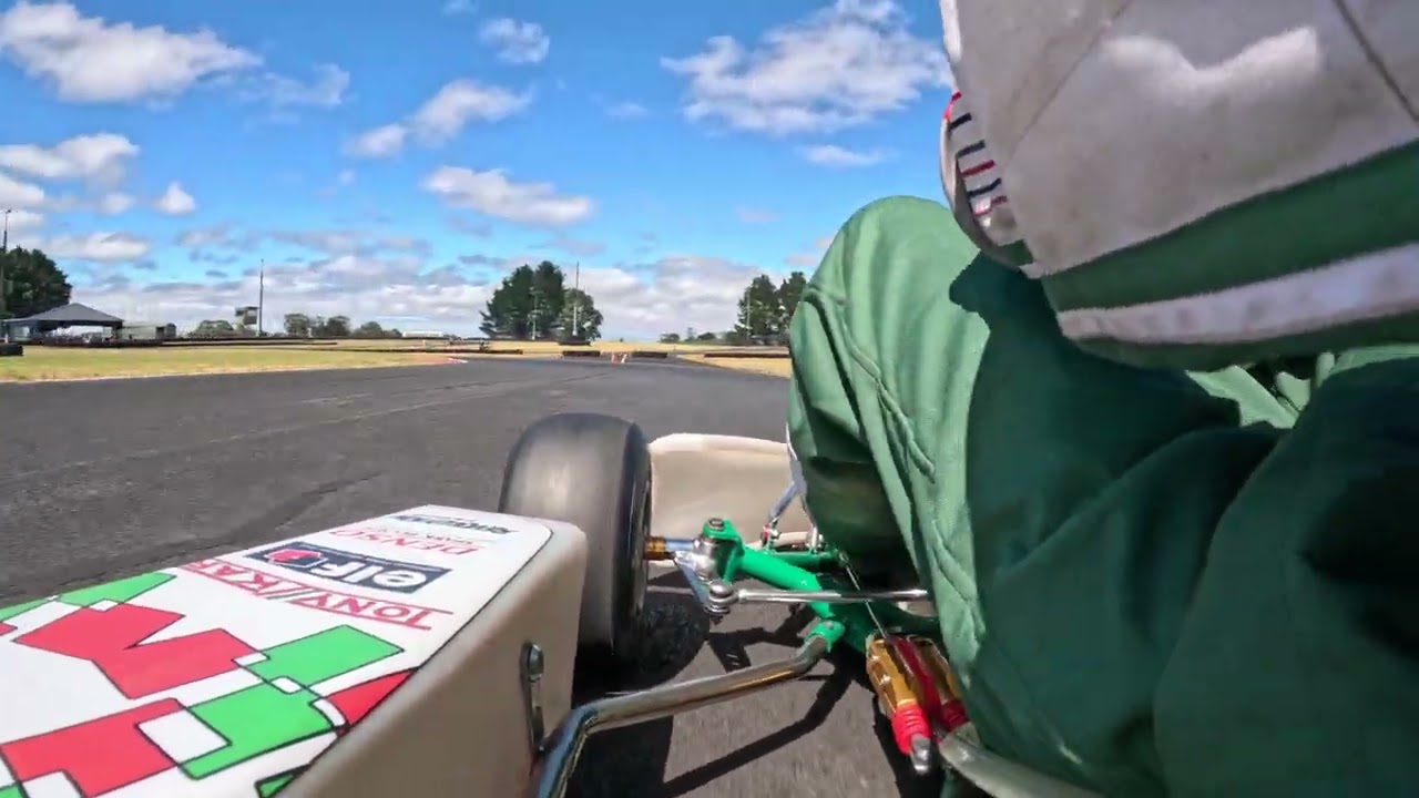 90’s Tony Kart/Parilla at Mount Gambier Kart Club in reverse direction
