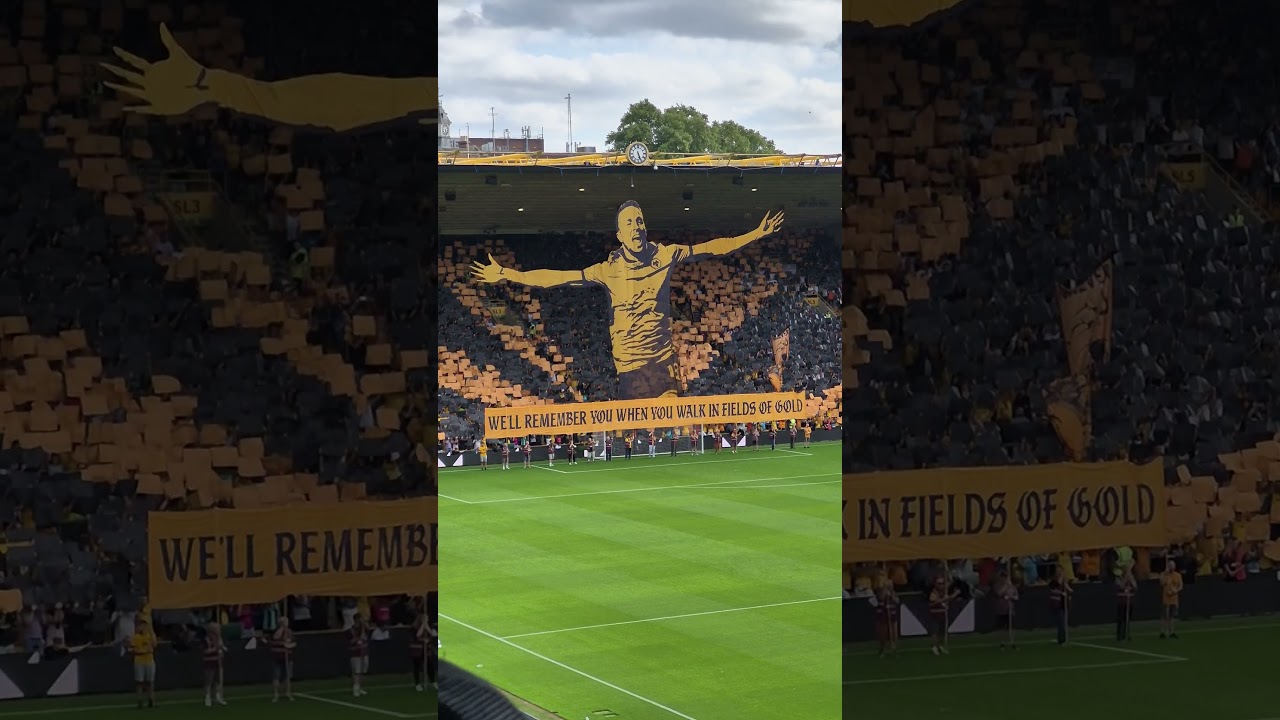 Diogo Jota tribute, the south bank Molineux