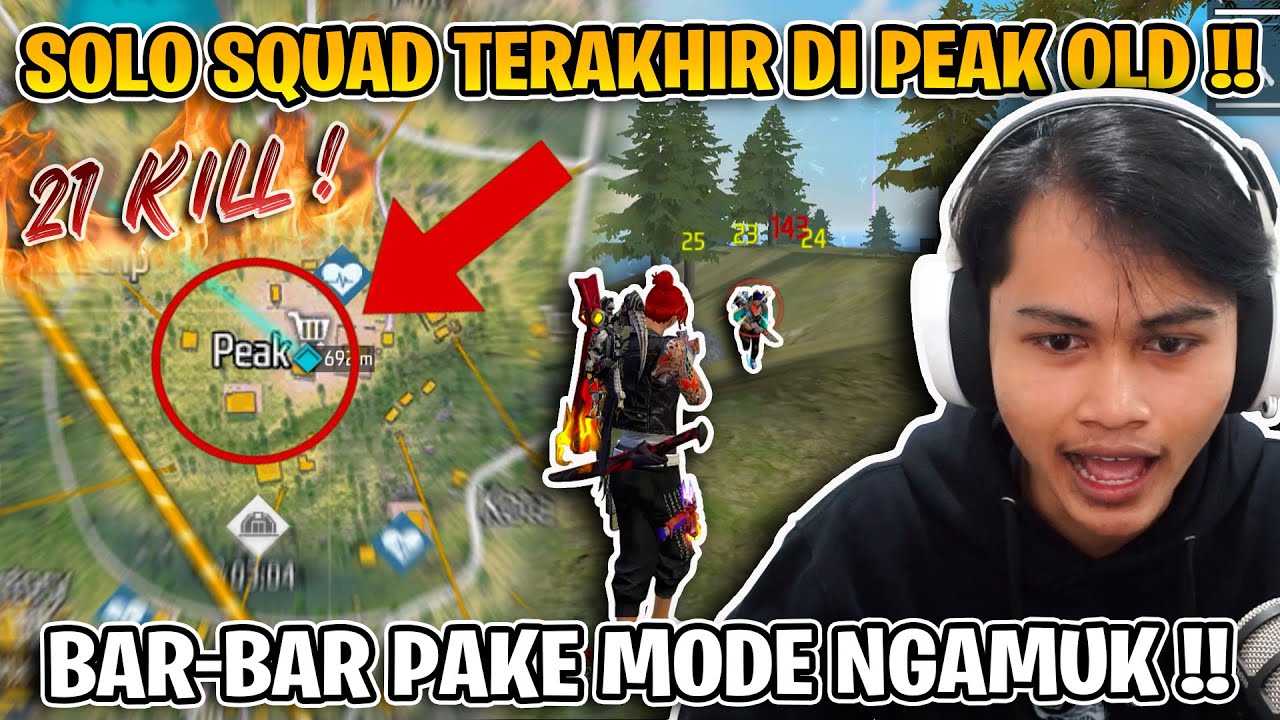ALDI TV'S LAST SOLO SQUAD ON PEAK OLD BEFORE IT'S TOTALLY CHANGED TO A NEW ONE!! 21 KILL RAGE MODE!!