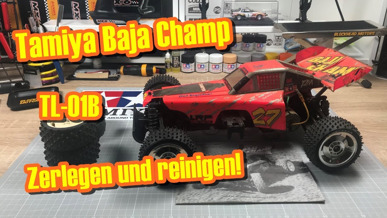 Tamiya Baja Champ | TL-01B Chassis | Zerlegen und reinigen!