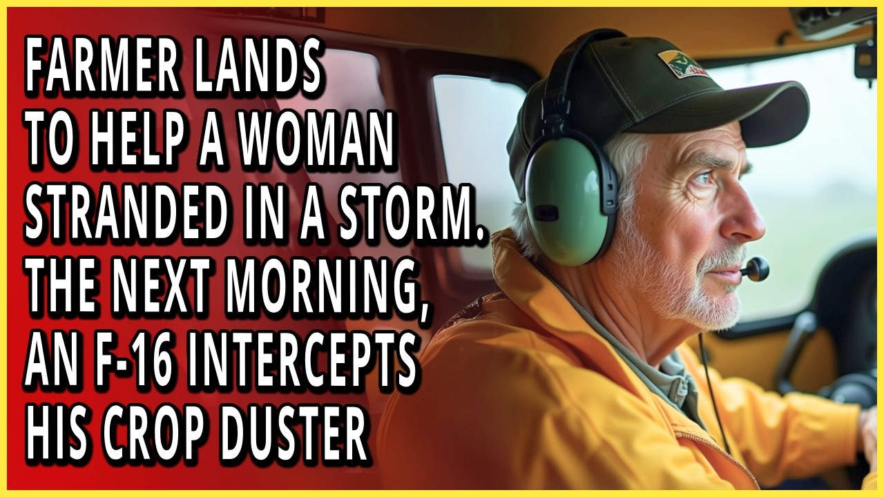 Farmer Lands to Help Woman Stranded in a Storm. The Next Morning, an F-16 Intercepts His Crop Duster