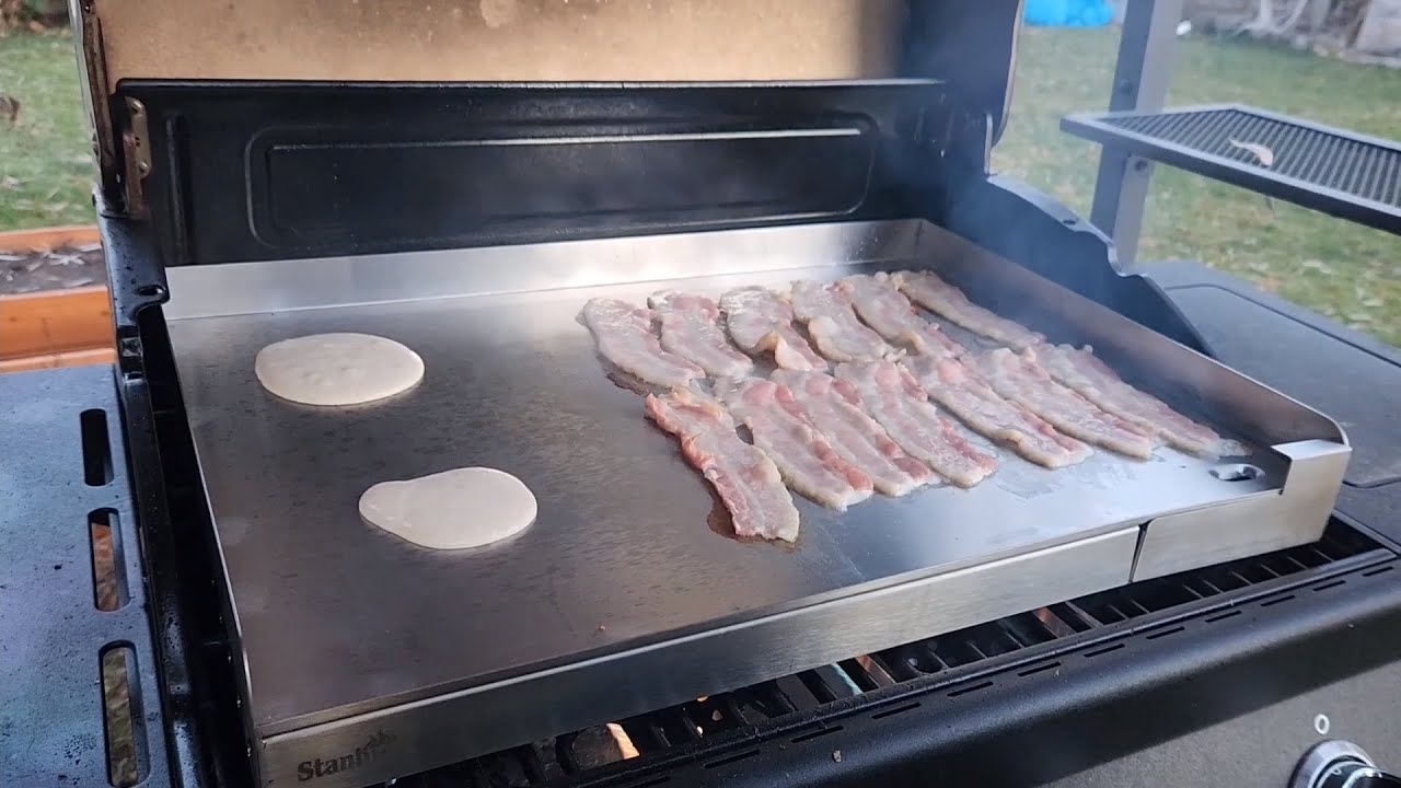 Stanbroil Universal Stainless Steel Griddle Plate for Charcoal/Gas Grills