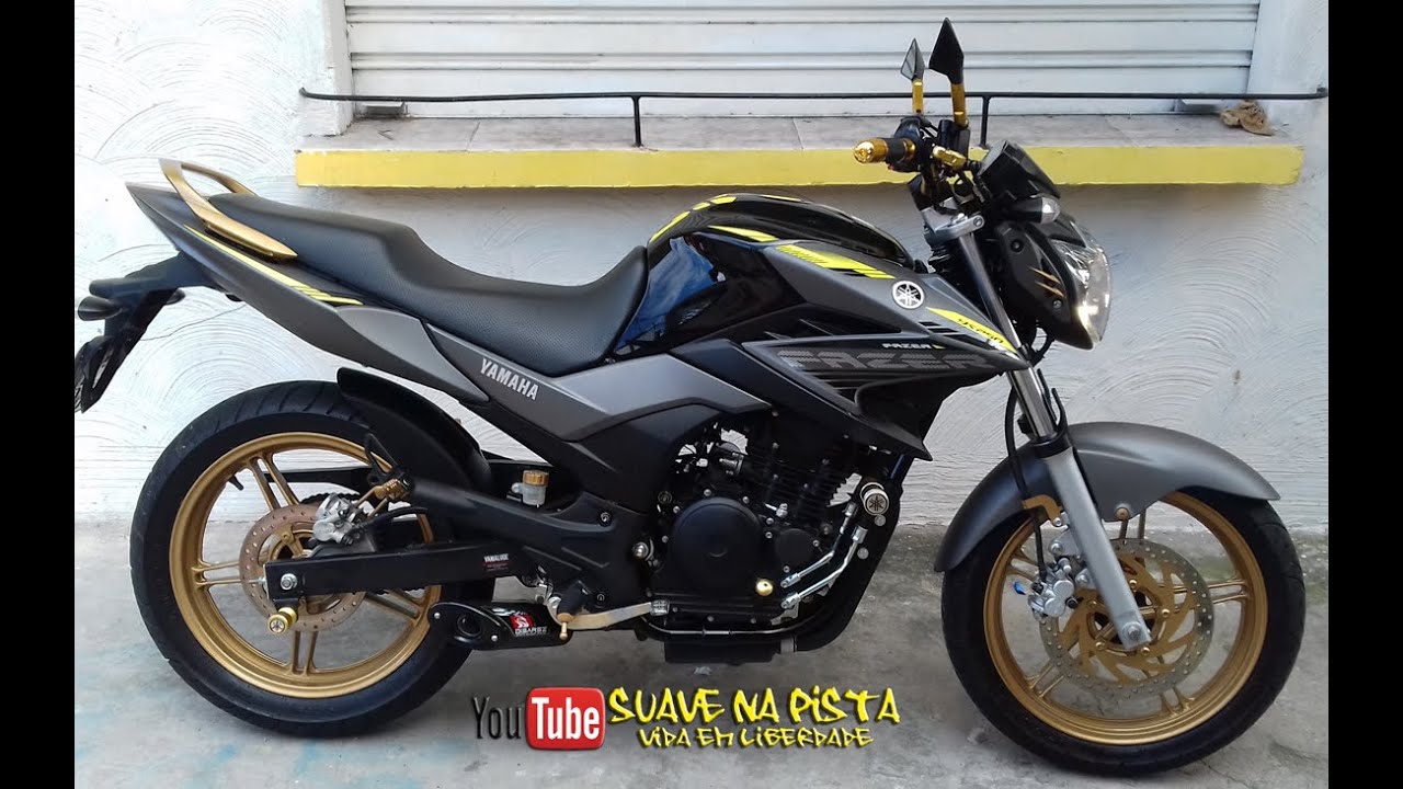 Escapamento Disarsz na Fazer 250 modelo 2016