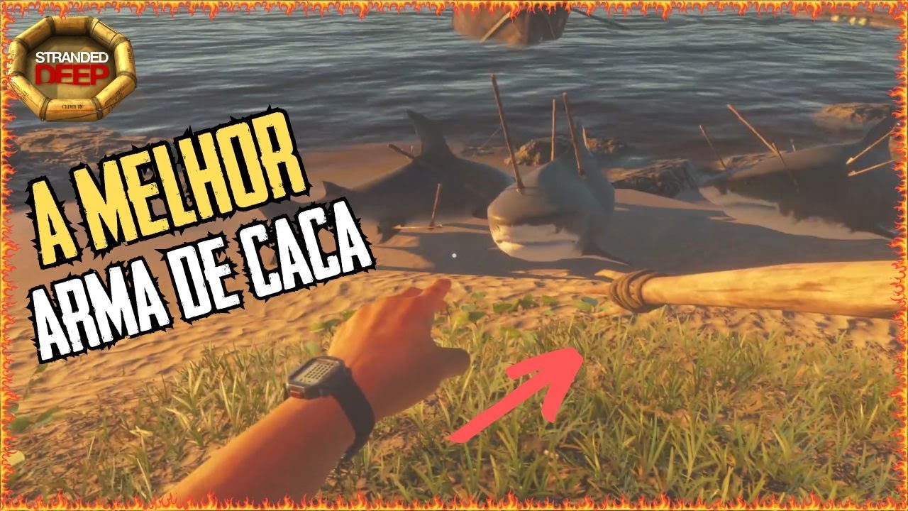 ARMA DE MATAR TUBARÃO BRANCO Stranded Deep Dicas Tips