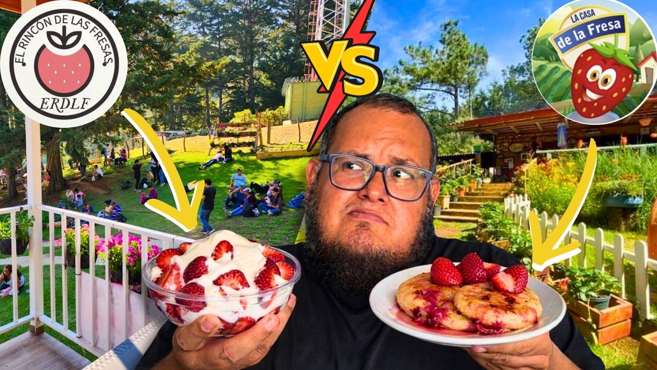 Los mejores lugares para comer fresas en El Salvador 
