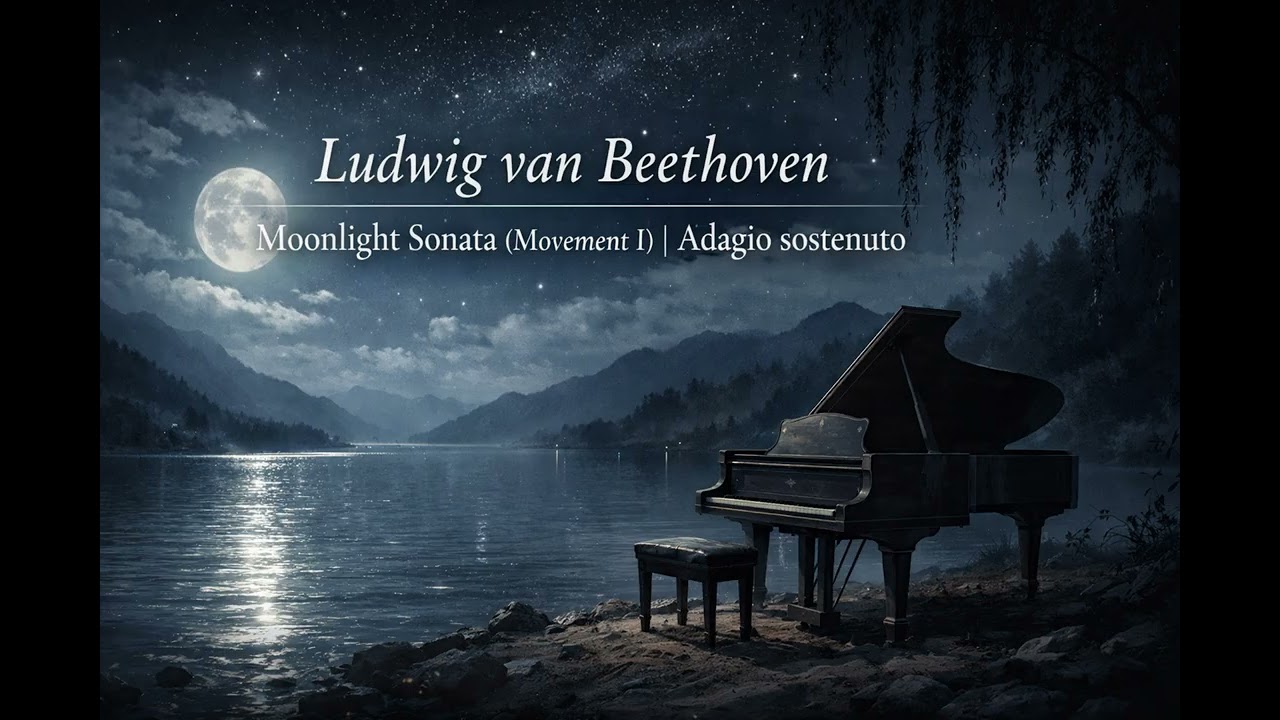 Ludwig van Beethoven – Moonlight Sonata (Movement I) | Adagio sostenuto