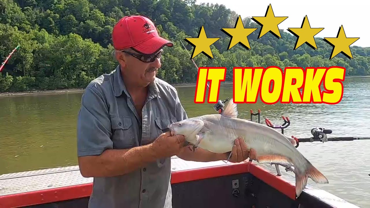 Free Drifting the River with this NEW Dark Water Catfish BAIT.