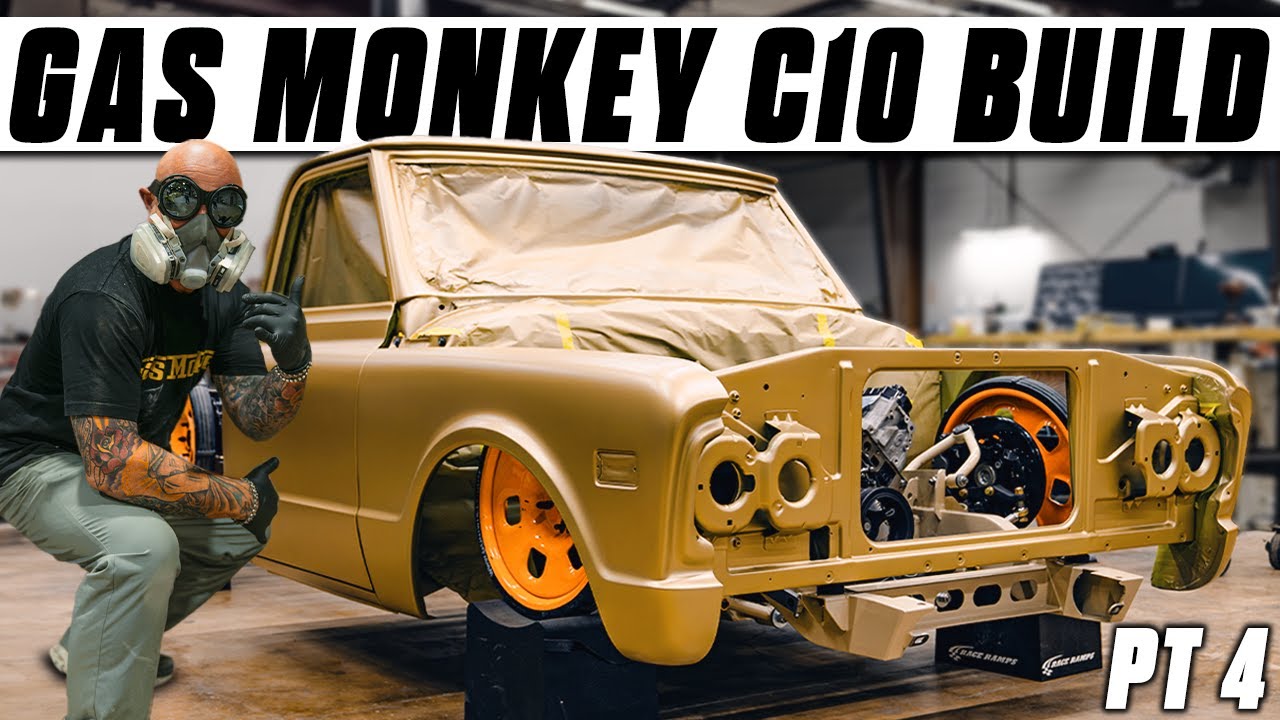 SEMA C10 1968 года получил уникальную окраску | ЧАСТЬ 4 — GAS MONKEY
