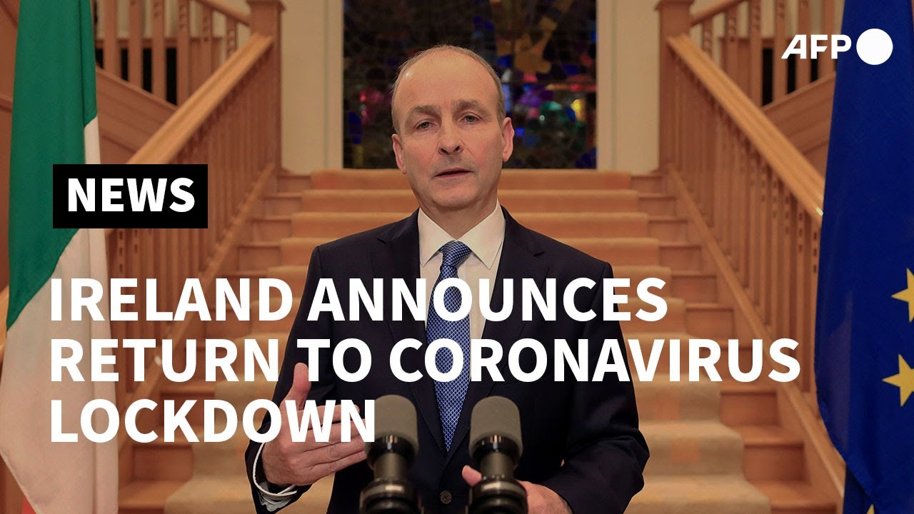 Irish PM announces country's return to coronavirus lockdown | AFP