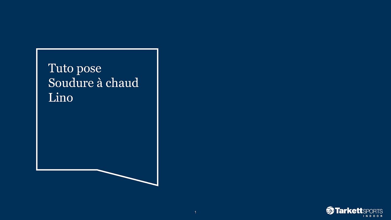 Tuto pose | Soudure à chaud Lino