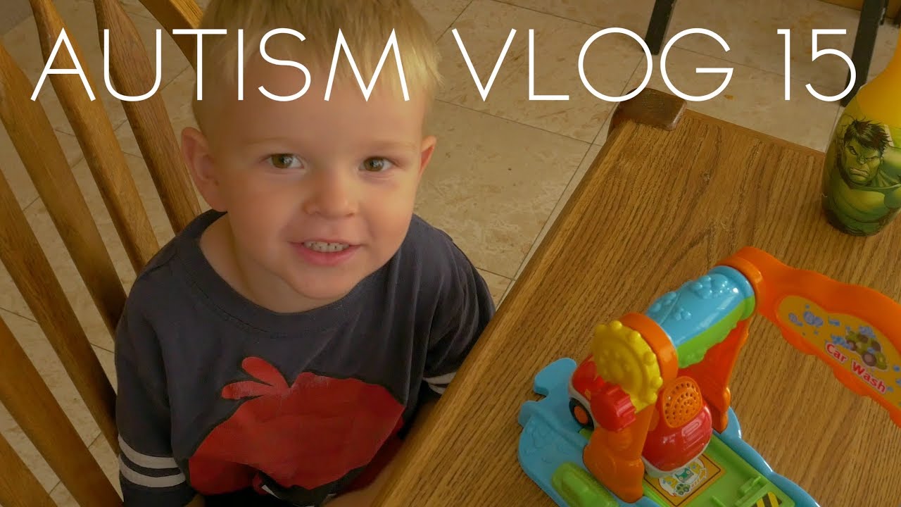 Autism Vlog 15: Sensory Car Wash, Squeeze Machine, Getting Ready for School