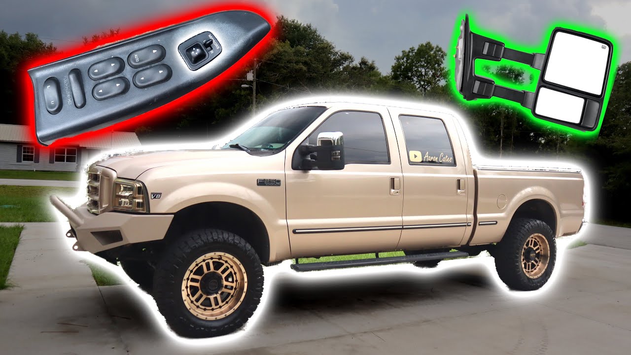 How To Wire & Add Power Mirrors To Your F-250/350 | 1999-2007 Ford F-250/350