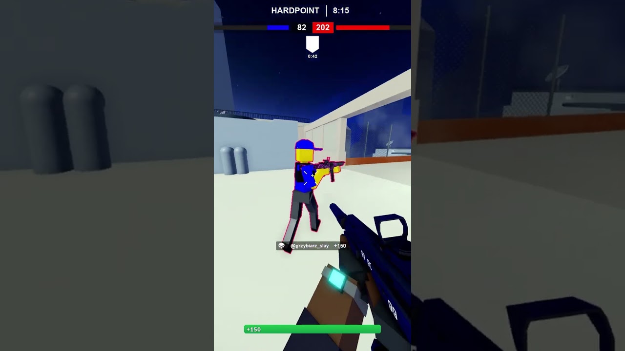 MP5 is fun for flicks and not OP, OKAY? #shorts #roblox #gaming #badbusiness #aim #aimbot #montage