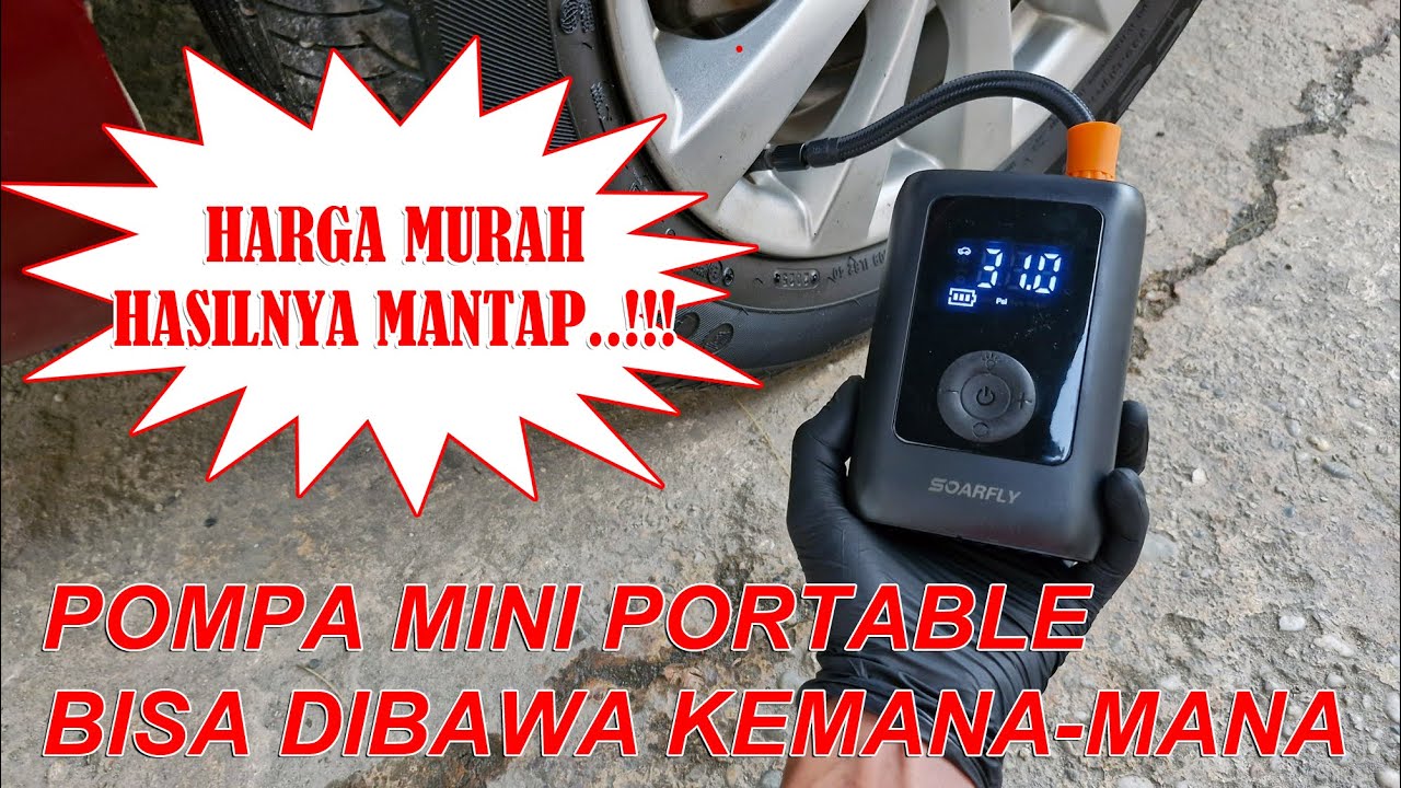 Pompa Mini Portable Tanpa Colok Listrik dan Ringkas
