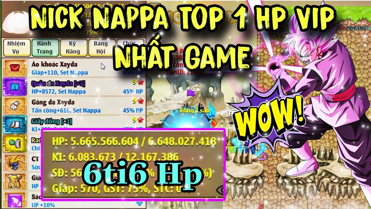 Ngọc Rồng Online - Nick Xayda Vip Nhất Game Sẽ Mạnh Cỡ Nào ?