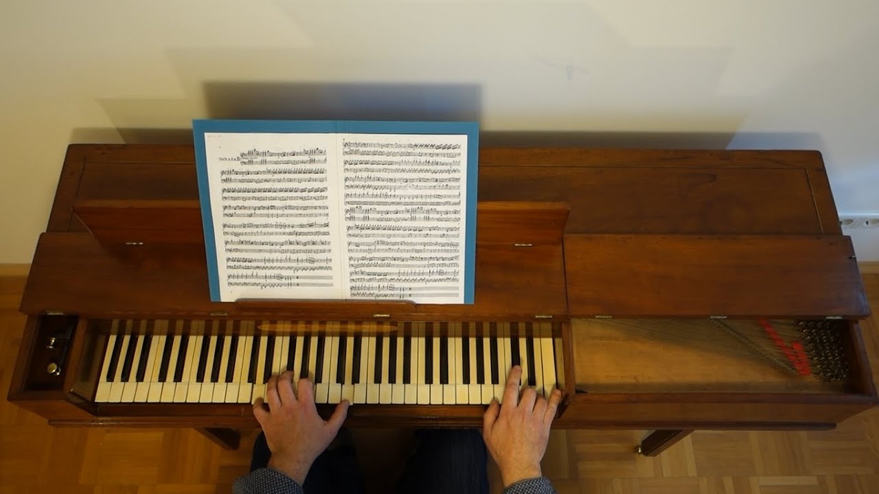 Johann Christian Bach, Keyboard Sonata op. 5 No.2 in D major, Square Piano Frederick Beck 1787
