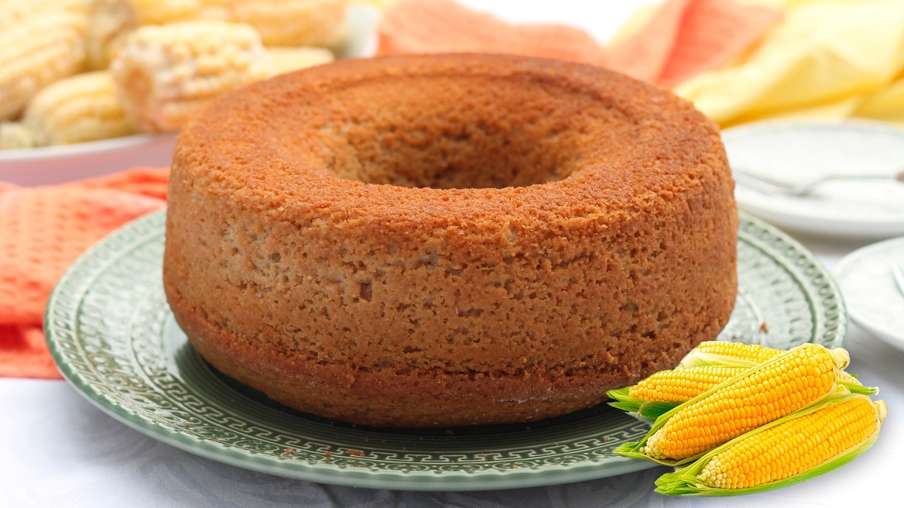 Bolo de Milho Verde SEM GLÚTEN e SEM LACTOSE | Super Fofinho