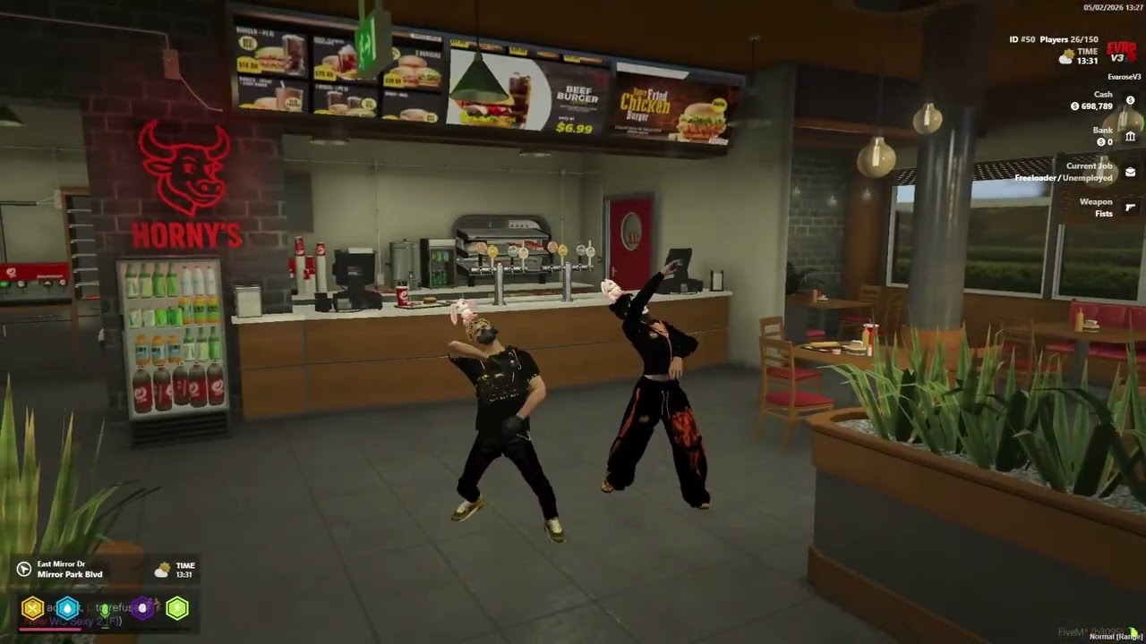 DANCE OFF EVAROSE RP