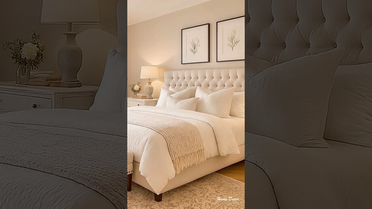 This Beige Bedroom Feels Like a Dream | Would you sleep here？ 